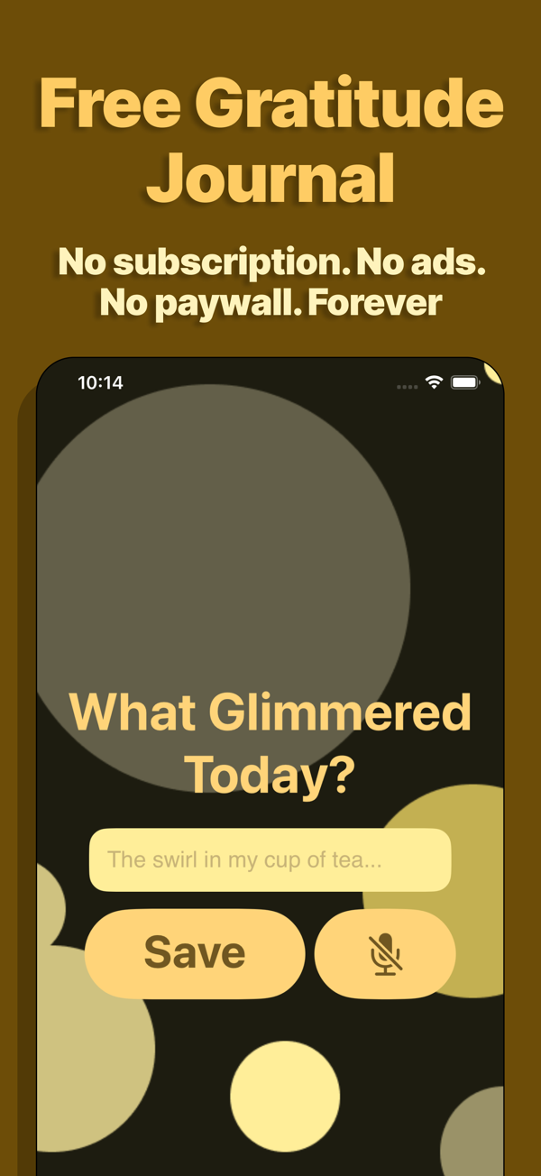 Lampyridae screenshot of the 'What Glimmered Today?' entry screen